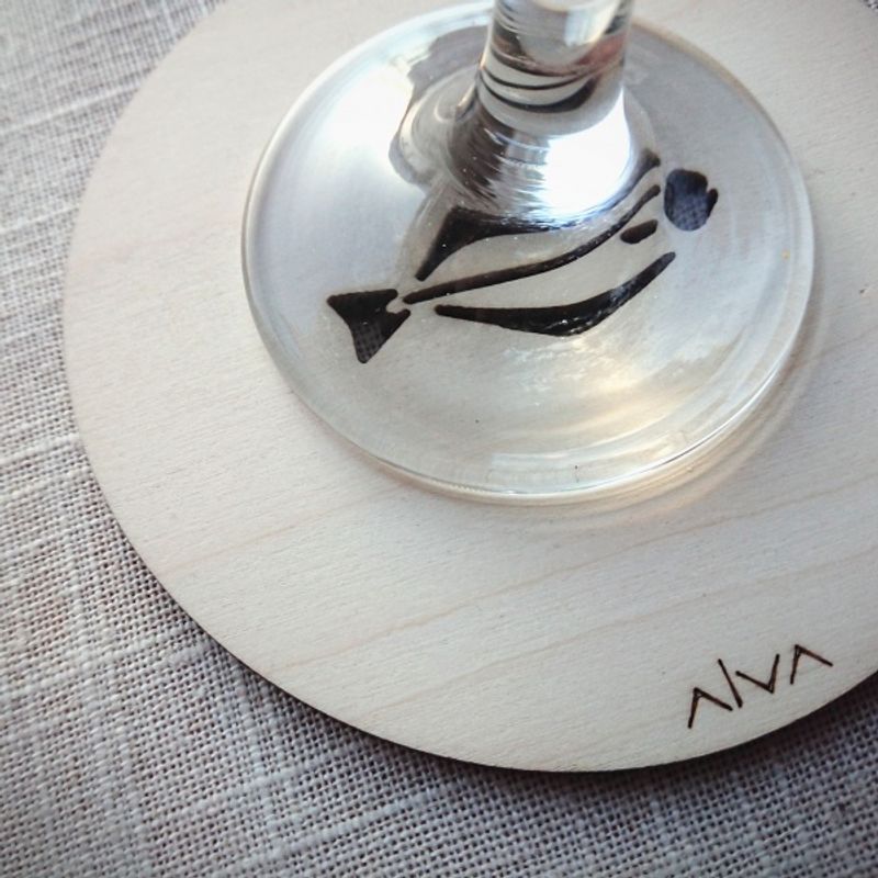 Alvabrikker. Kveite. 4 stk